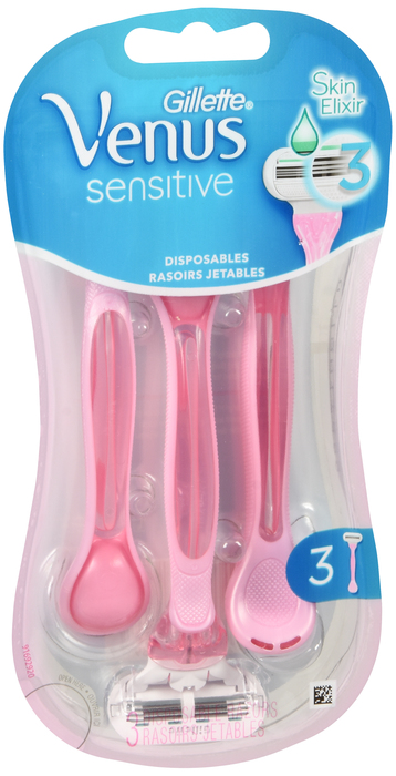 Gillette Venus Sensitive Women's Disposable Razors 3ct