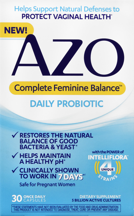 AZO Complete Feminine Balance Daily Probiotic Capsules 30ct