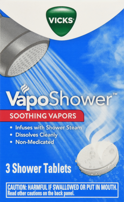 Vicks VapoShower Soothing Vapors Tablets 3ct