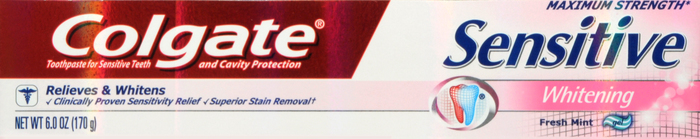 Colgate Sensitive Whitening Toothpaste 6oz