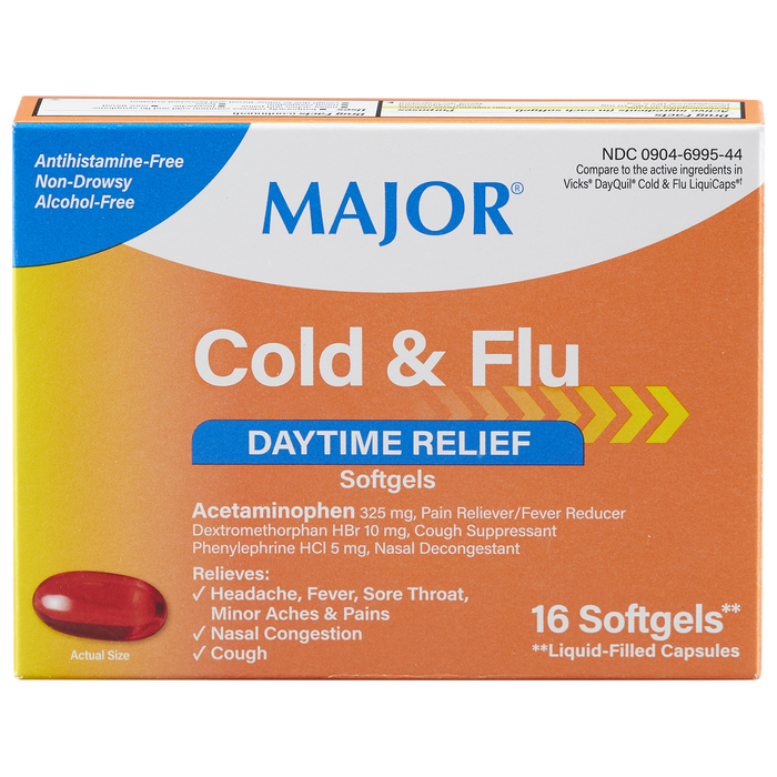 DAY TIME RELF COLD/FLU 325-10-5MG SGC 16