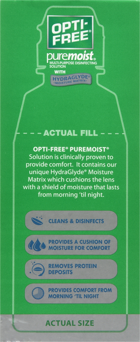 Opti-Free PureMoist Disinfecting Solution 4oz