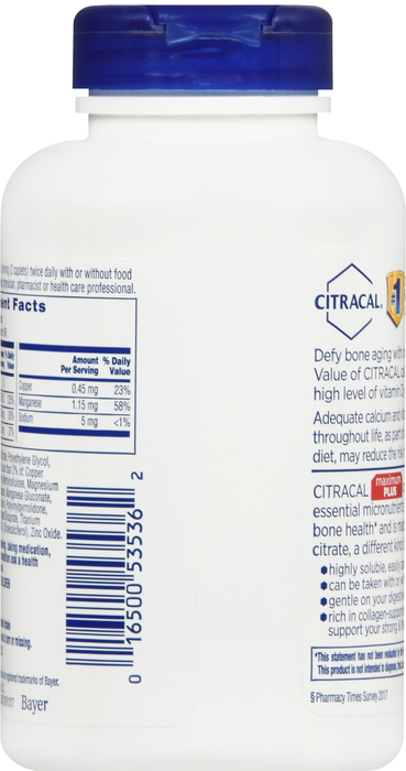 CITRACAL MAXIMUM CAPLET 180CT