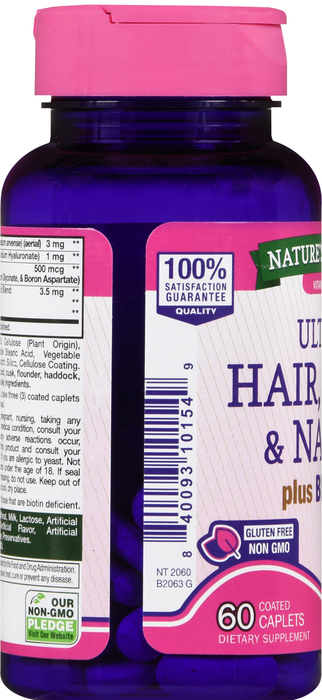 HAIR SKIN & NAILS CPL 60CT NAT TRUTH