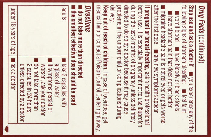 Advil Migraine Ibuprofen 200mg Liqui-Gels 20ct