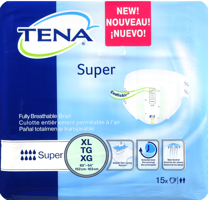 BRIEF XLG SUPER 4X15 TENA