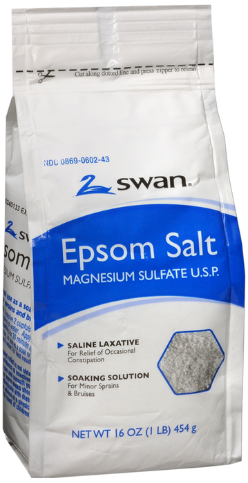 SWAN 1LB EPSOM SALT 12X16OZ