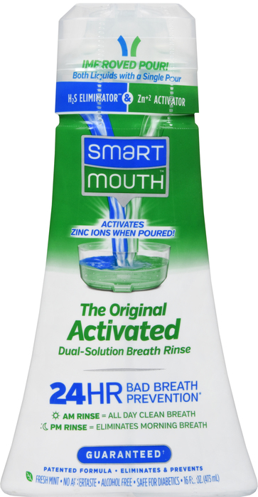 SMARTMOUTH ORIGINAL RINSE FRSH MINT 16OZ