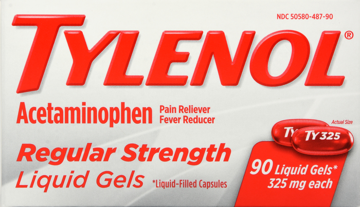 Tylenol Regular Strength 325mg Liquid Gels 90ct