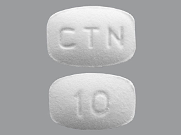 Cetirizine HCL 10mg Tablets 500ct