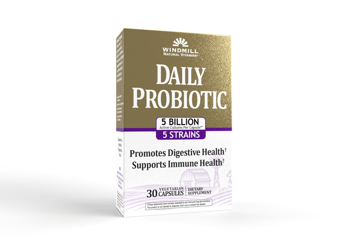 Windmill Daily Probiotic 5 Strains Capsules 30ct