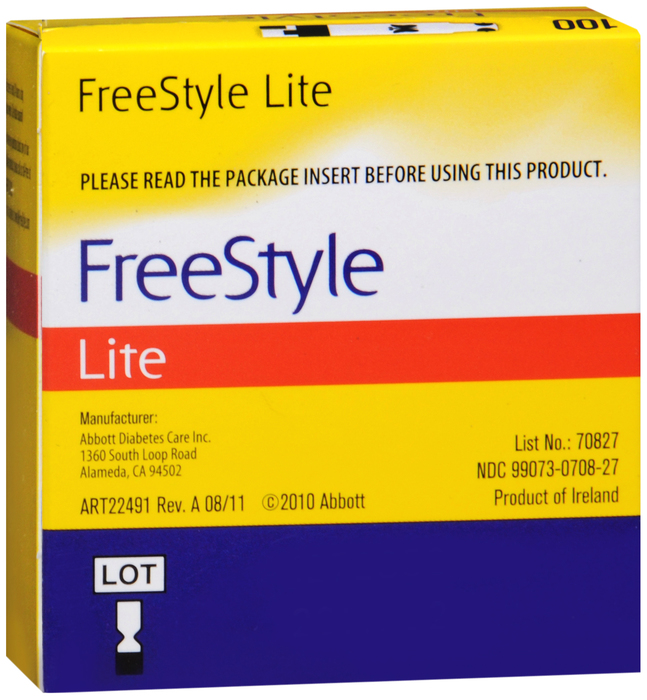 FreeStyle Lite Test Strips 100ct