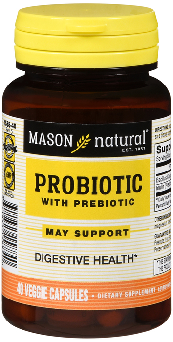 PROBIOTIC W/PRE 1BCFU-250MG CAP 40 MASON