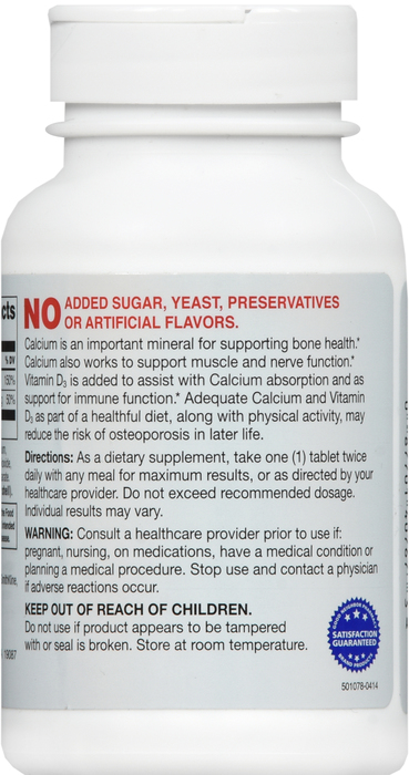 Good Neighbor Pharmacy Calcium +D3 500mg Tablets 160ct