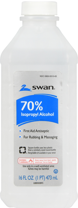 ALCOHOL ISOPROPYL 70% 12X16OZ SWAN