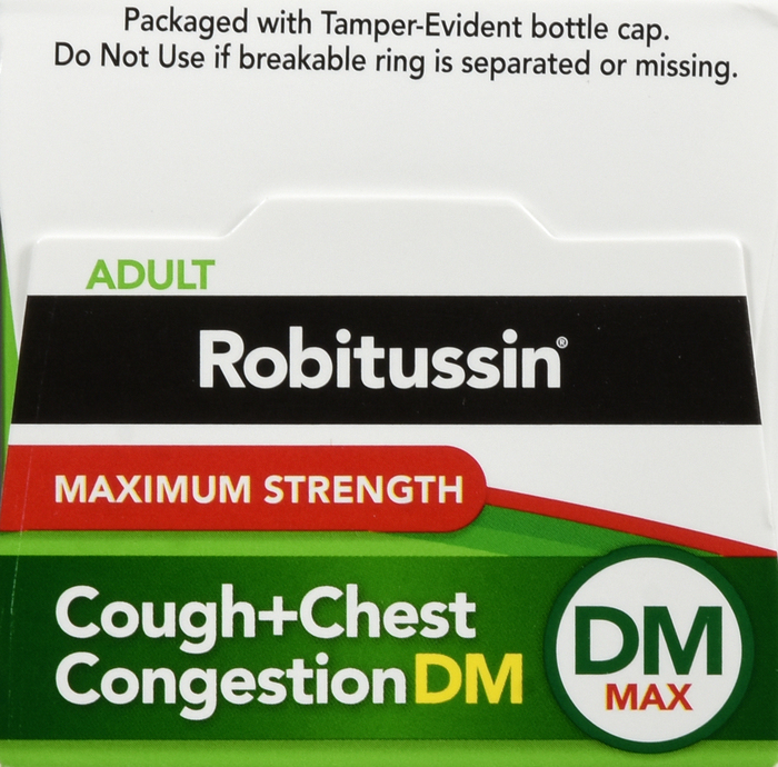 Robitussin Maximum Strength Cough+Chest Congestion DM 8oz