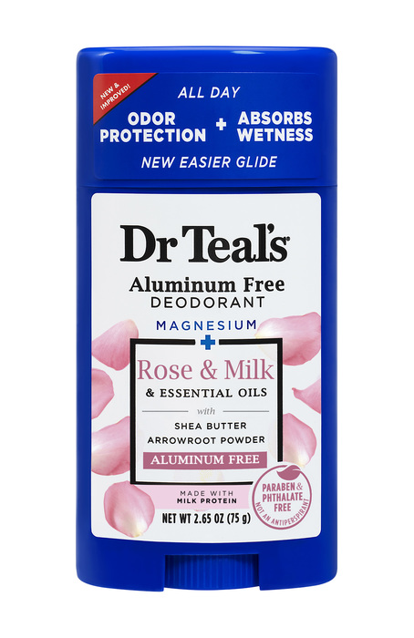 Dr. Teal’s Rose Milk Aluminum Free Deodorant 2.65oz