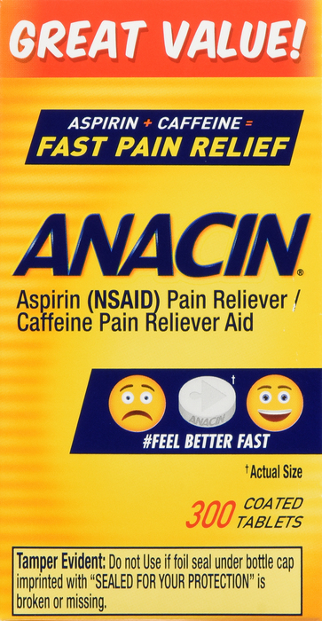 ANACIN TAB 300CT