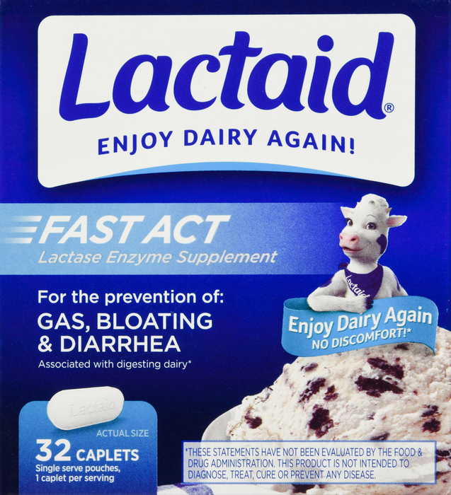 LACTAID FAST ACTING CAPLET 32CT