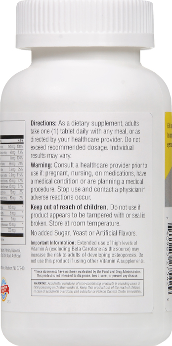 21st Century Sentry Senior Women 50+ Multivitamin Tablets 100ct