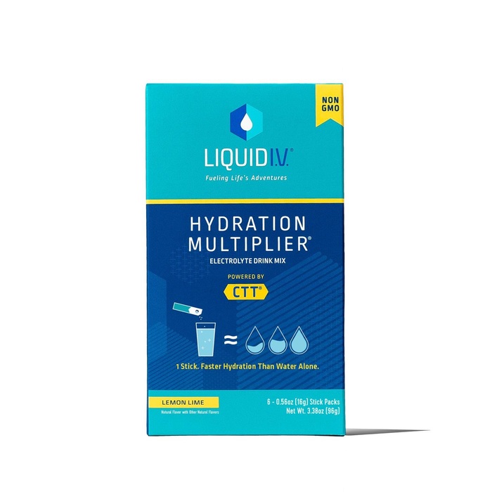 Liquid IV Electrolyte Lemon Lime Powder 6ct