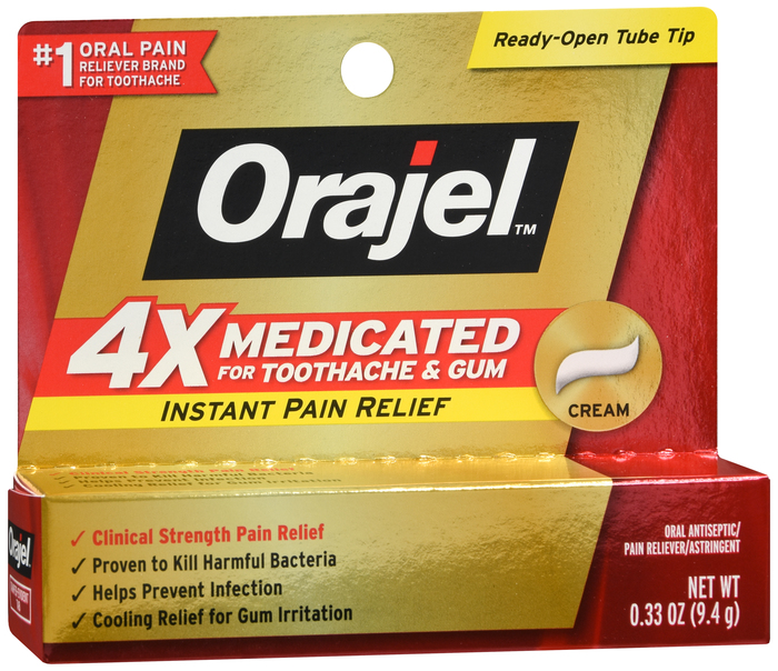 Orajel 4X Medicated Oral Pain Gel 0.33oz