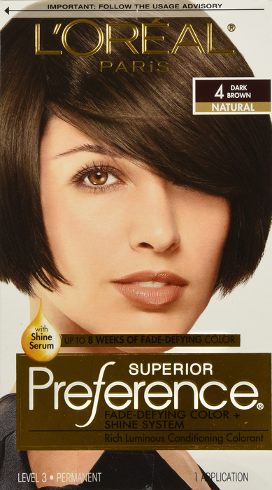 L'Oreal Paris Superior Preference Dark Brown Permanent Hair Color 1ct