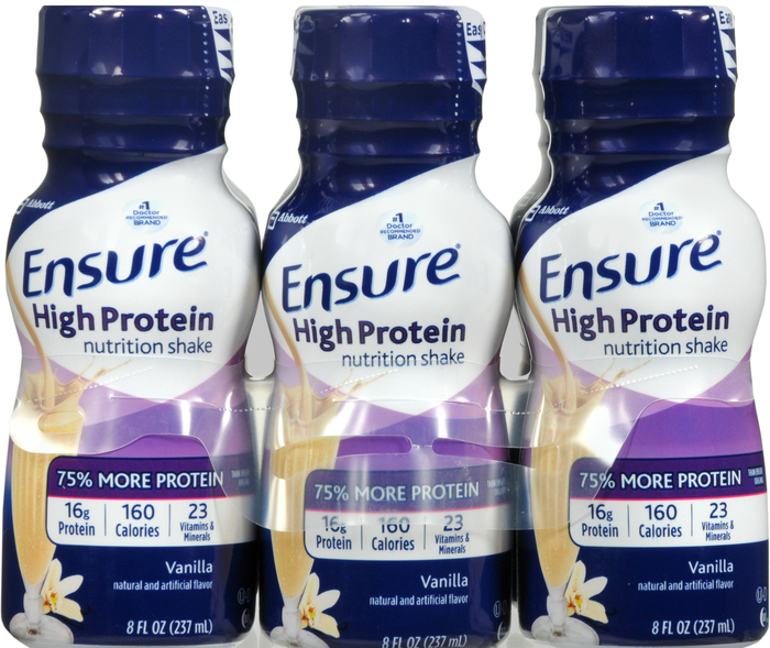 Ensure Active High Protein Nutrition Shake 8oz Vanilla 6ct