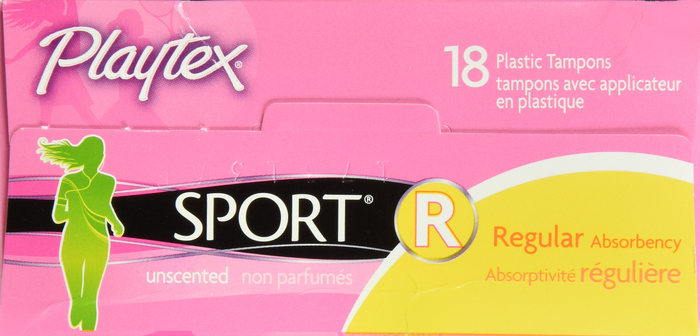 Playtex Sport Unscented Regular Tampons 18ct