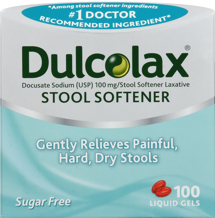 DULCOLAX STOOL SOFTENER LIQUIGEL 100CT