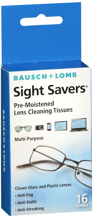 Sight Savers Pre-Moistened Lens Cleaning Tissues 16ct