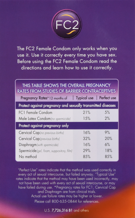 FC2 FEMALE CONDOM 12CT