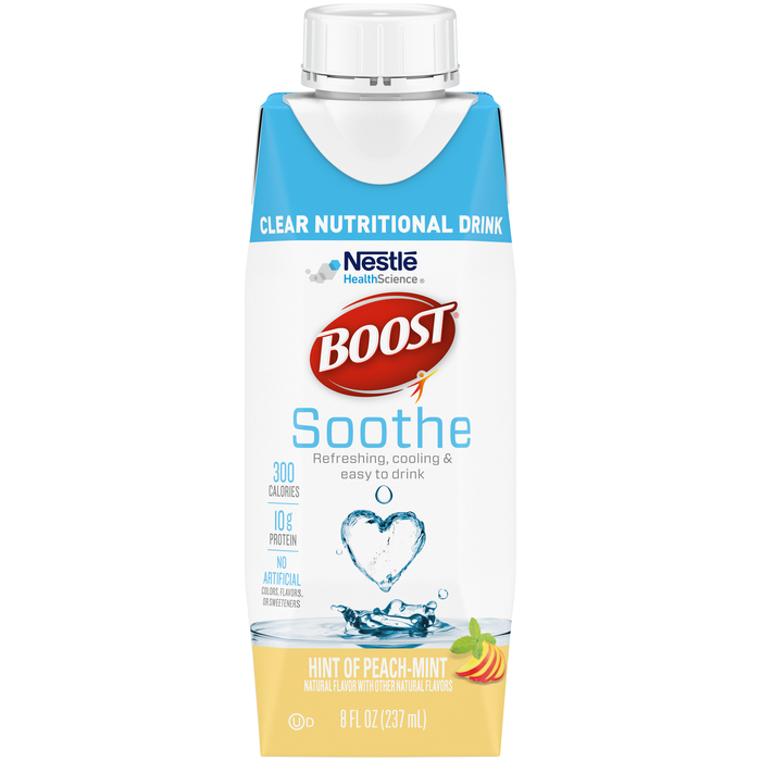 BOOST SOOTHE PEACH MINT LIQ 24X8OZ