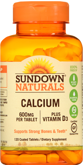 CALCIUM+D 600MG S/F CPL 120CT NAT BNTY