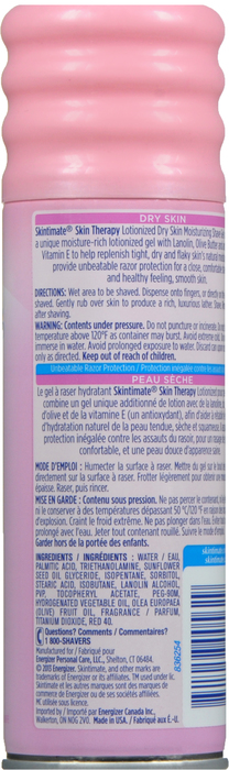 Skintimate Skin Therapy Dry Skin Women's Shave Gel 7oz