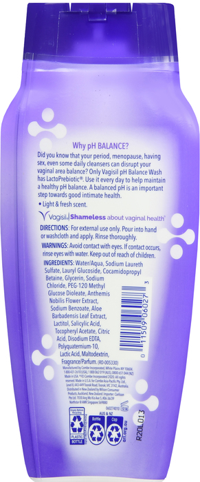 Vagisil pH Balance Daily Intimate Wash 12oz