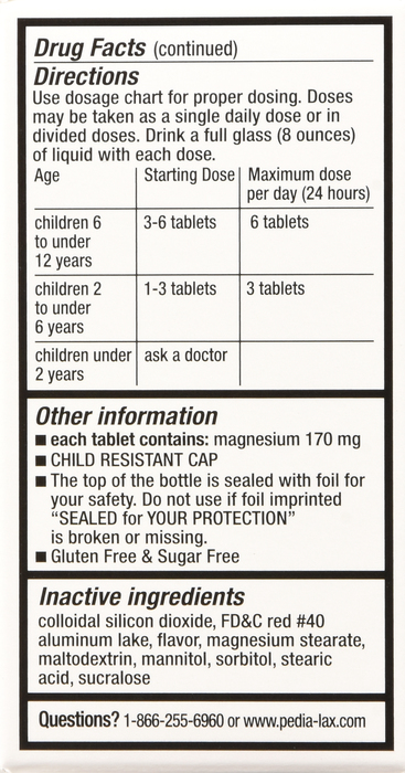 FLEET PEDIA-LAX CHEW TABLET WTRMELN 30CT