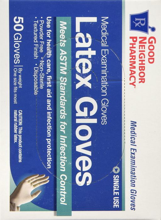 Good Neighbor Pharmacy Latex Gloves Powder Free 50ct