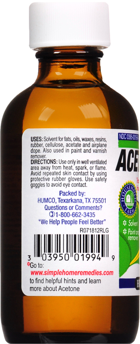 HUMCO ACETONE CP 4OZ