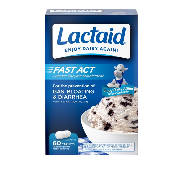 Lactaid Fast Acting Vanilla Caplets 60ct