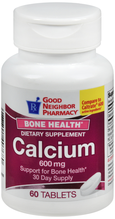 Good Neighbor Pharmacy Calcium 600mg Tablets 60ct