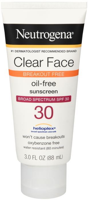 Neutrogena Clear Face Lotion SPF30 3oz