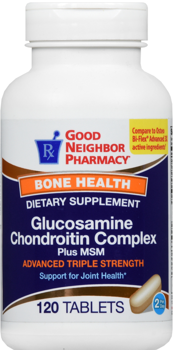 Good Neighbor Pharmacy Glucosamine Chondroitin Advanced Triple Strength Tablets 120ct