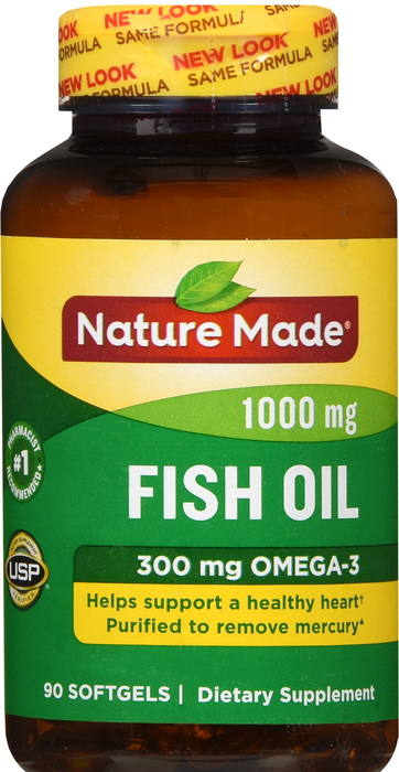 Nature Made FISH OIL 1000MG SOFTGEL 90ct