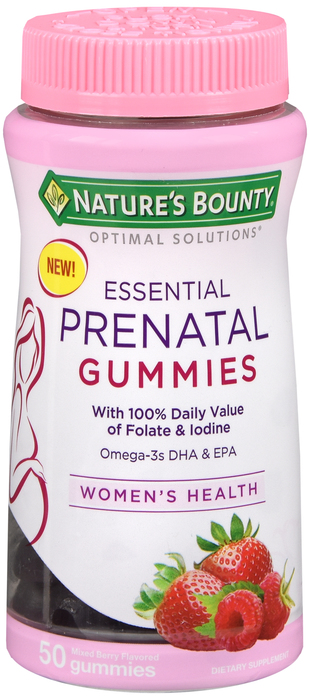 ESSENTIAL PRENATAL GMY 50CT NAT BOUNTY