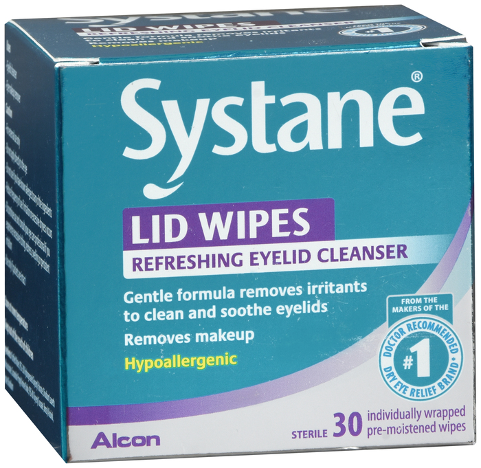 SYSTANE LID WIPES 30CT