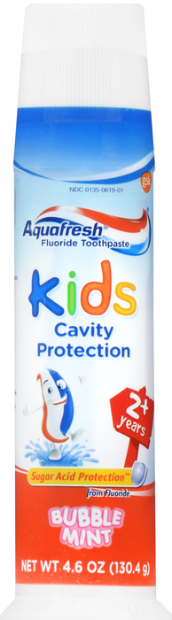 AquaFresh Kids Pump Cavity Protection Fluoride Toothpaste 4.6oz