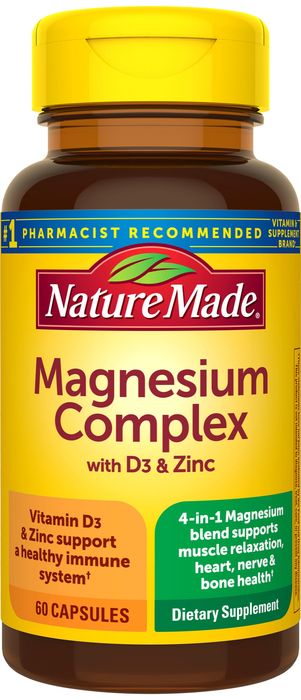 VIT MAGNSIUM COMPLX W/ D3&ZINC CAP 60 NM