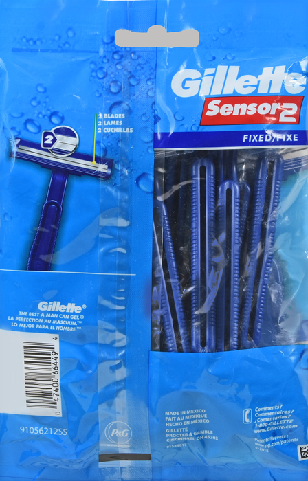 Gillette Sensor2 Men Disposable Razors 12ct