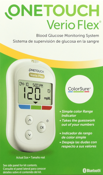 OneTouch Verio Flex Meter Blood Glucose Meter 1ct